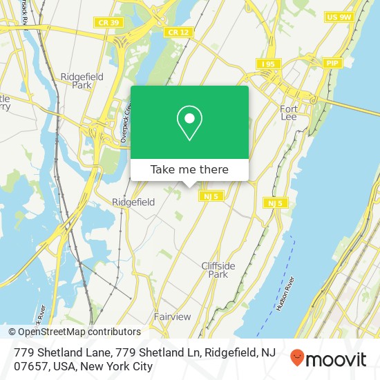 779 Shetland Lane, 779 Shetland Ln, Ridgefield, NJ 07657, USA map