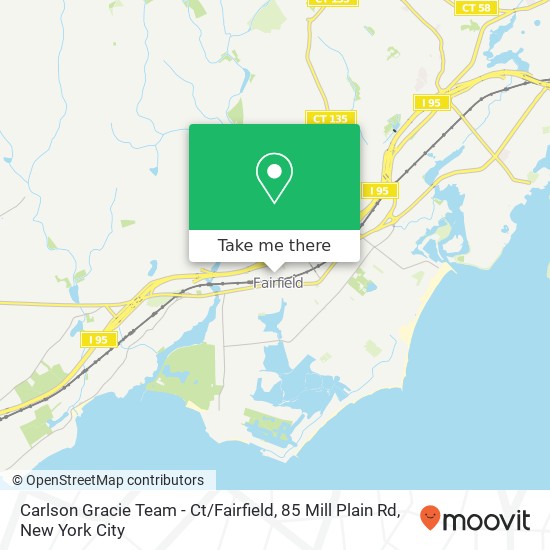 Carlson Gracie Team - Ct / Fairfield, 85 Mill Plain Rd map