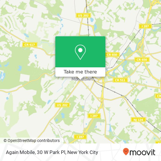 Again Mobile, 30 W Park Pl map