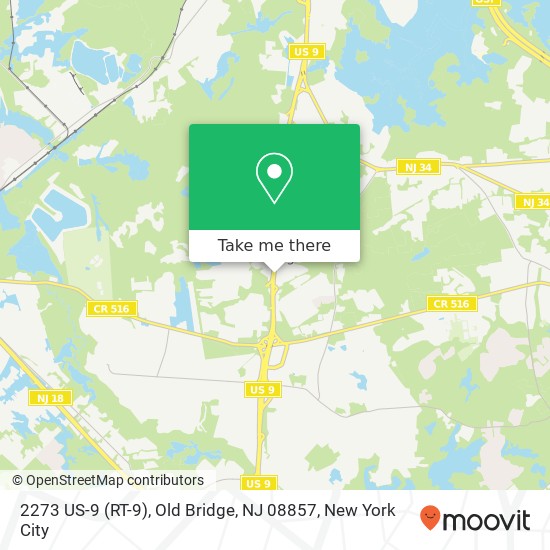 2273 US-9 (RT-9), Old Bridge, NJ 08857 map