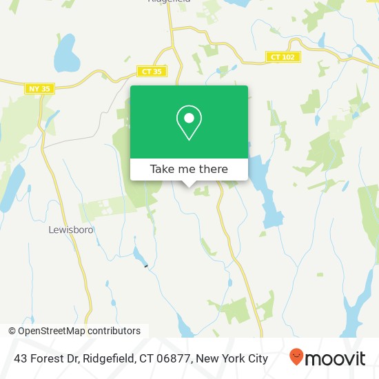 43 Forest Dr, Ridgefield, CT 06877 map