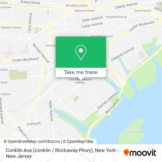 Conklin Ave (conklin / Rockaway Pkwy) map