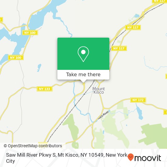 Mapa de Saw Mill River Pkwy S, Mt Kisco, NY 10549