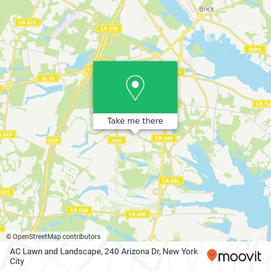 AC Lawn and Landscape, 240 Arizona Dr map