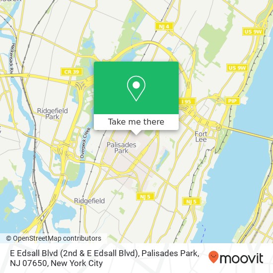 E Edsall Blvd (2nd & E Edsall Blvd), Palisades Park, NJ 07650 map