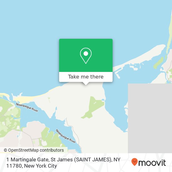 1 Martingale Gate, St James (SAINT JAMES), NY 11780 map