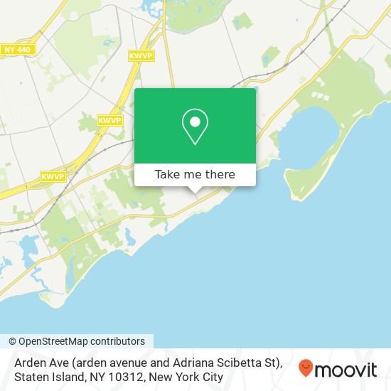 Arden Ave (arden avenue and Adriana Scibetta St), Staten Island, NY 10312 map