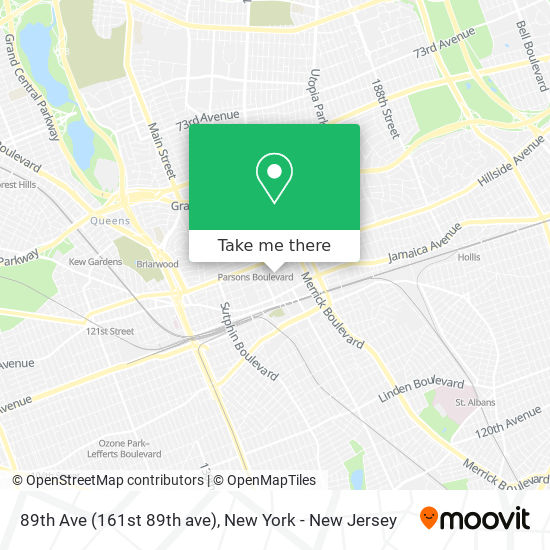 Mapa de 89th Ave (161st 89th ave)