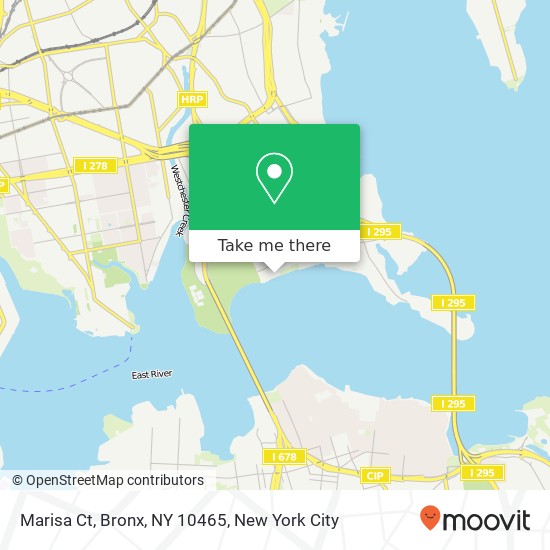 Mapa de Marisa Ct, Bronx, NY 10465