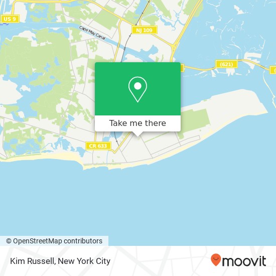 Mapa de Kim Russell, 937 Columbia Ave