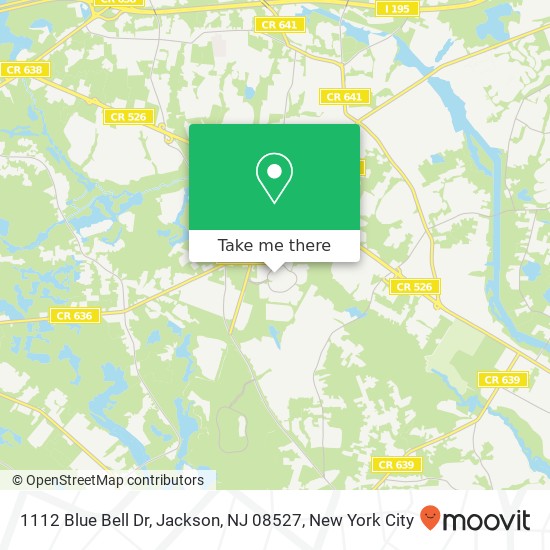 1112 Blue Bell Dr, Jackson, NJ 08527 map