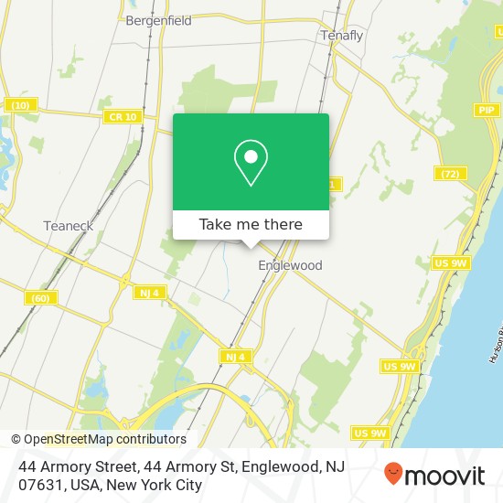 44 Armory Street, 44 Armory St, Englewood, NJ 07631, USA map