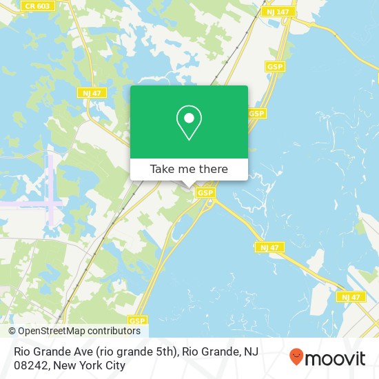 Rio Grande Ave (rio grande 5th), Rio Grande, NJ 08242 map