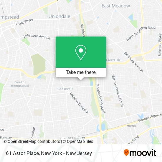 Mapa de 61 Astor Place