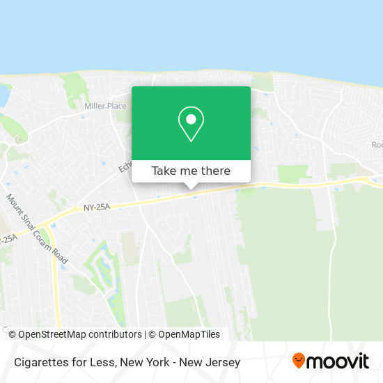 Cigarettes for Less map
