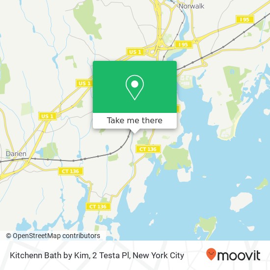 Kitchenn Bath by Kim, 2 Testa Pl map