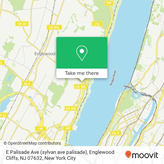 E Palisade Ave (sylvan ave palisade), Englewood Cliffs, NJ 07632 map