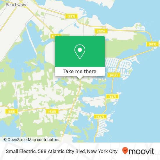 Small Electric, 588 Atlantic City Blvd map