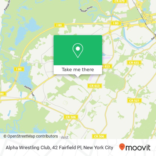 Mapa de Alpha Wrestling Club, 42 Fairfield Pl