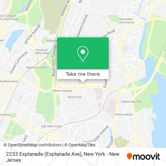 2233 Esplanade (Esplanade Ave) map