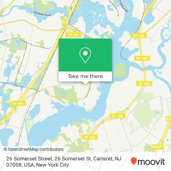 26 Somerset Street, 26 Somerset St, Carteret, NJ 07008, USA map