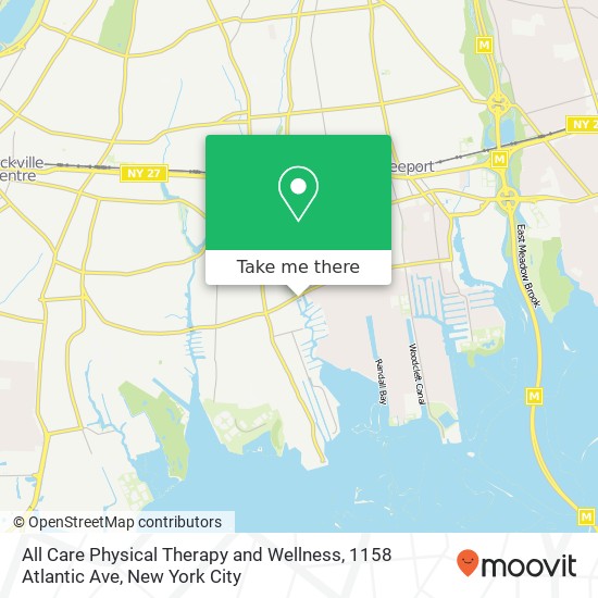 All Care Physical Therapy and Wellness, 1158 Atlantic Ave map