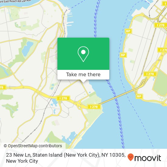 23 New Ln, Staten Island (New York City), NY 10305 map