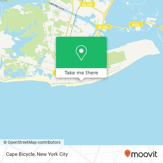 Cape Bicycle, 727 Beach Ave map