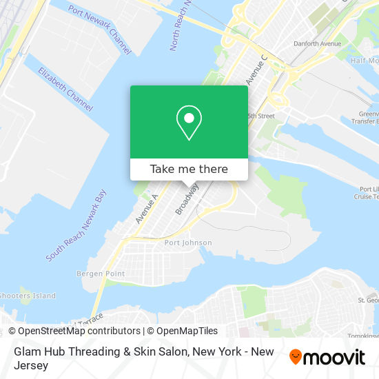 Mapa de Glam Hub Threading & Skin Salon