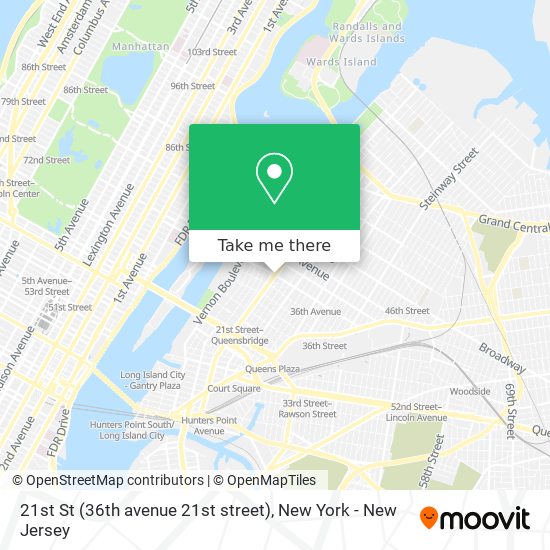 Mapa de 21st St (36th avenue 21st street)