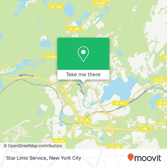 Star Limo Service, map