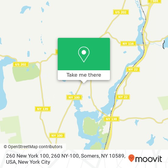 260 New York 100, 260 NY-100, Somers, NY 10589, USA map