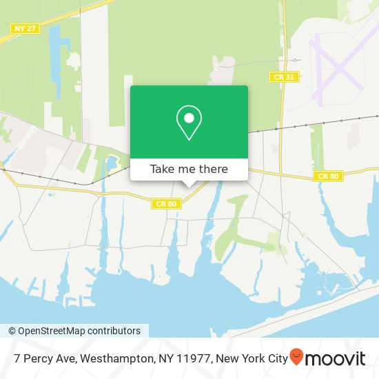7 Percy Ave, Westhampton, NY 11977 map