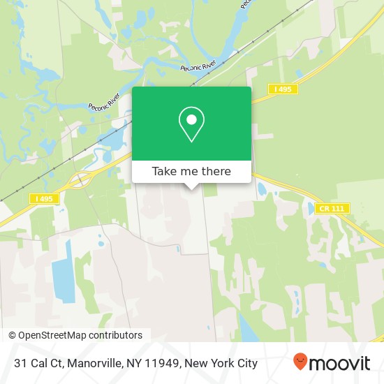 31 Cal Ct, Manorville, NY 11949 map
