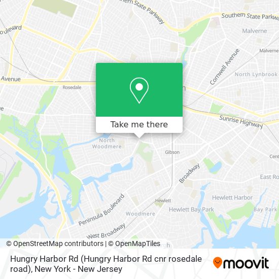 Mapa de Hungry Harbor Rd (Hungry Harbor Rd cnr rosedale road)