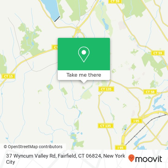 37 Wyncum Valley Rd, Fairfield, CT 06824 map