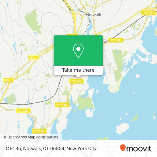 CT-136, Norwalk, CT 06854 map