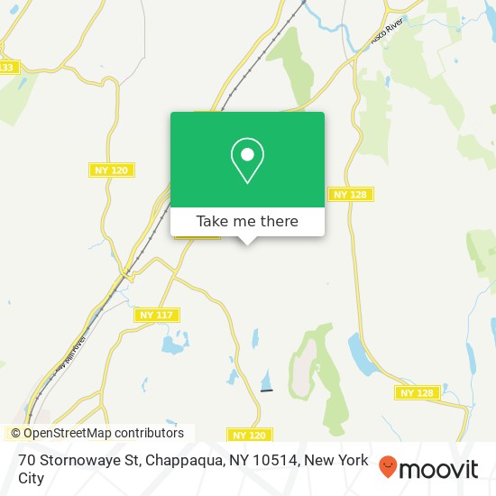 Mapa de 70 Stornowaye St, Chappaqua, NY 10514