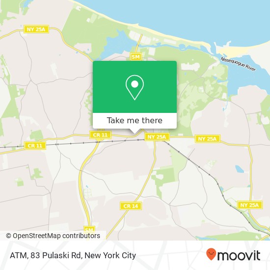 Mapa de ATM, 83 Pulaski Rd