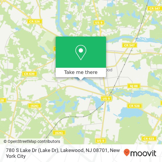 780 S Lake Dr (Lake Dr), Lakewood, NJ 08701 map