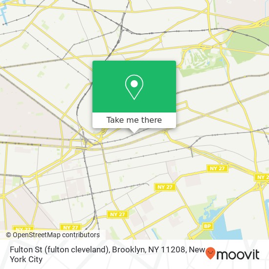 Mapa de Fulton St (fulton cleveland), Brooklyn, NY 11208