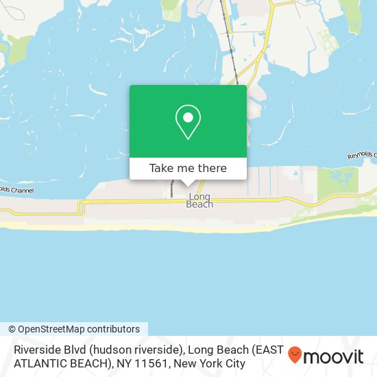 Riverside Blvd (hudson riverside), Long Beach (EAST ATLANTIC BEACH), NY 11561 map