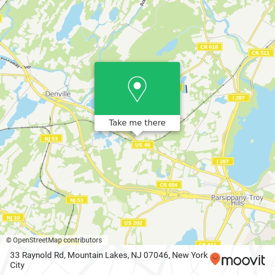 33 Raynold Rd, Mountain Lakes, NJ 07046 map