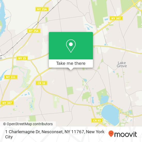 1 Charlemagne Dr, Nesconset, NY 11767 map