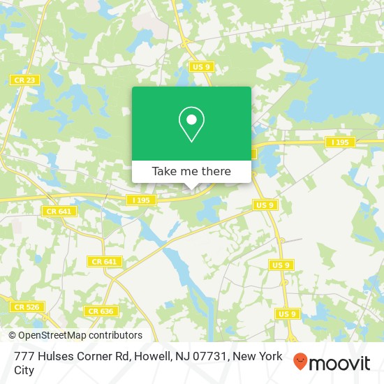 777 Hulses Corner Rd, Howell, NJ 07731 map