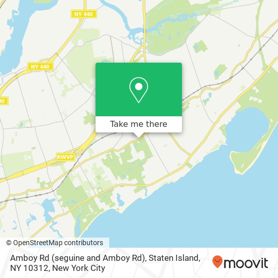 Mapa de Amboy Rd (seguine and Amboy Rd), Staten Island, NY 10312