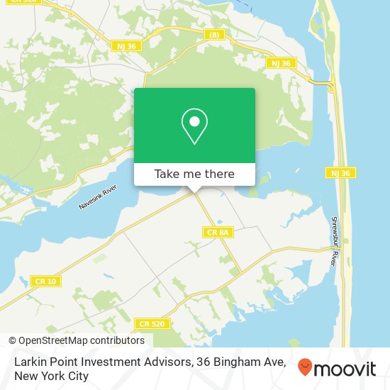 Larkin Point Investment Advisors, 36 Bingham Ave map