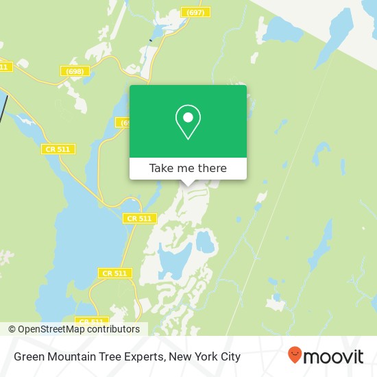 Mapa de Green Mountain Tree Experts, 11 Wanaque Ter