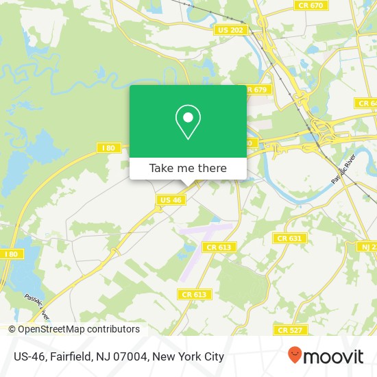 Mapa de US-46, Fairfield, NJ 07004