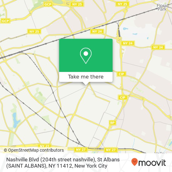Nashville Blvd (204th street nashville), St Albans (SAINT ALBANS), NY 11412 map